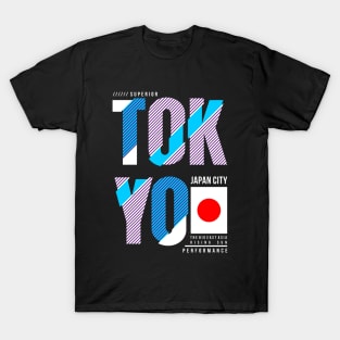 Tokyo City Typography T-Shirt